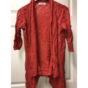 Burnt orange cardigan